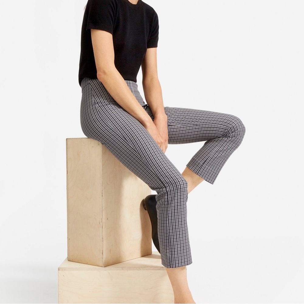 Everlane kick crop work pants